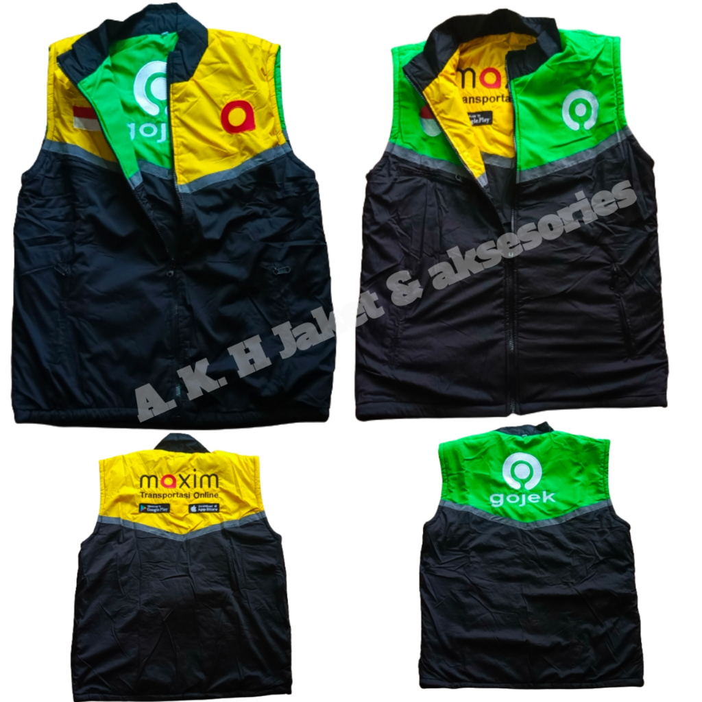 Rompi Motor Bolak Balik Maxim Gojek