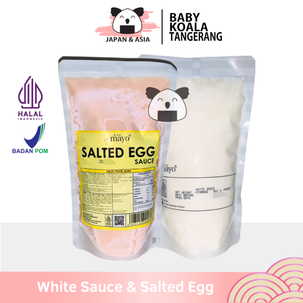 

OMAYO SALTED EGG SAUCE 500 g Halal │ Saus Rasa Telur Asin Frozen -BKT
