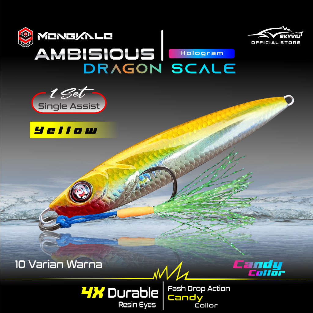 Mongkalo Ambisious Sisik-Kecil noGID noMotif Candy 20 Kuning