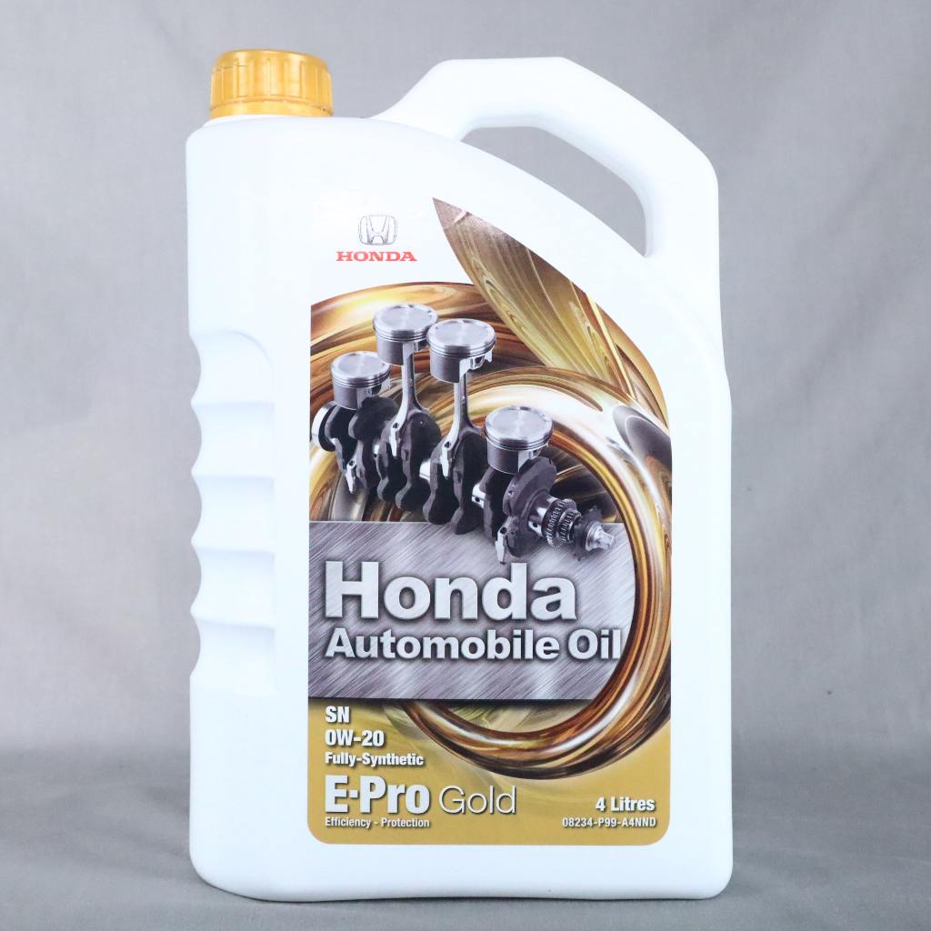 Honda E-Pro Gold SN 0W-20 4 Liter Automobile Oil Pelumas Mesin Mobil Full Synthetic Original