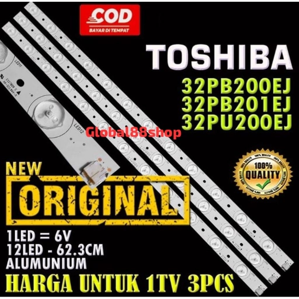 BACKLIGHT TV LED TOSHIBA 32PB200EJ 32PB201EJ 32PU200EJ 32PB200 32PB201 32PU200