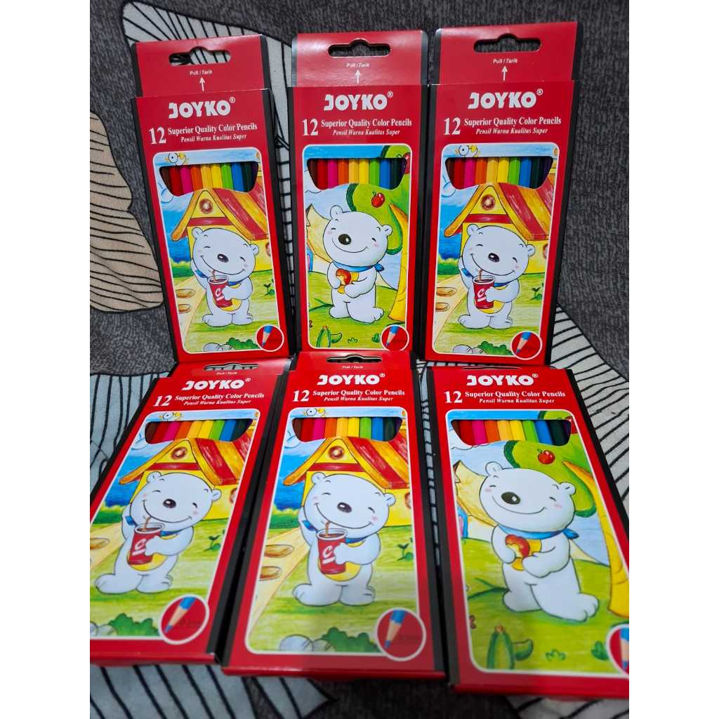 

Kiddypicks - Pensil Warna Premium Joyko Set 12 Panjang / Premium Color Pencil Set 12 Kayu Stationery Kayu Stationery