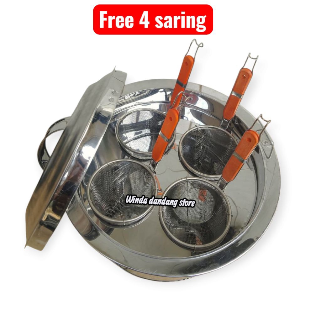 dandang mie ayam dandang mie kocok lubang 4 model bulat