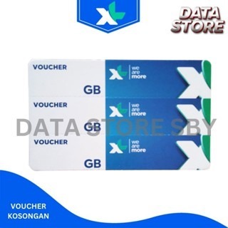 Voucher Kosongan XL(Bahan Voucher Data) Perpack Isi 400Pcs