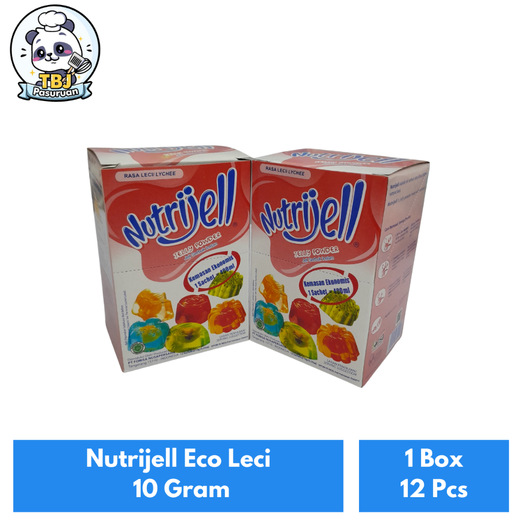 

Nutrijell Eco Leci 10 Gram Kemasan 1 Box Isi 12 Pcs