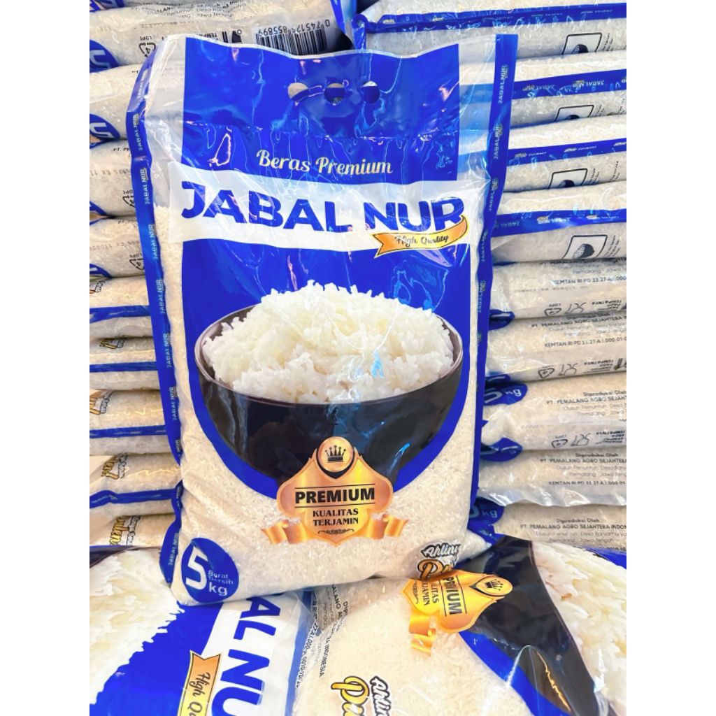

(INSTAN)Beras Jabal Nur 5Kg X 4PC Premium