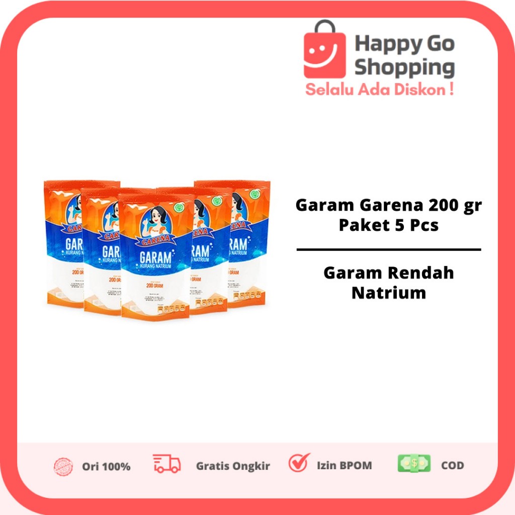 

Garam Garena 200 G Paket 5 Pcs
