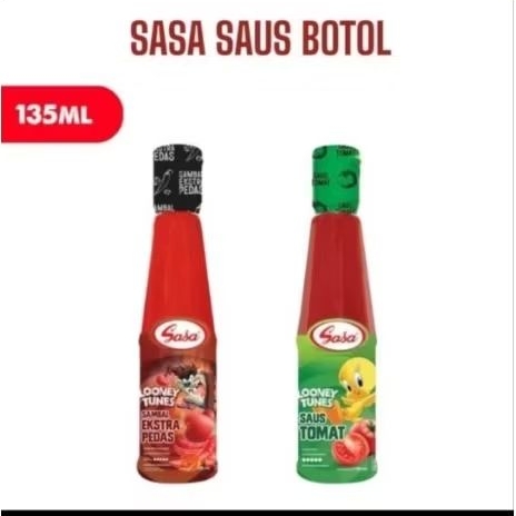 

SASA SAUS TOMAT (EXP 6/11/25) DAN SAMBAL EKSTRA PEDAS (EXP 26/10/25) BOTOL 135ML
