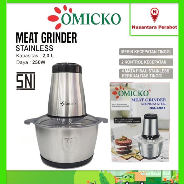 Chopper Omicko Meat Grinder Stainless Steel OM-4901