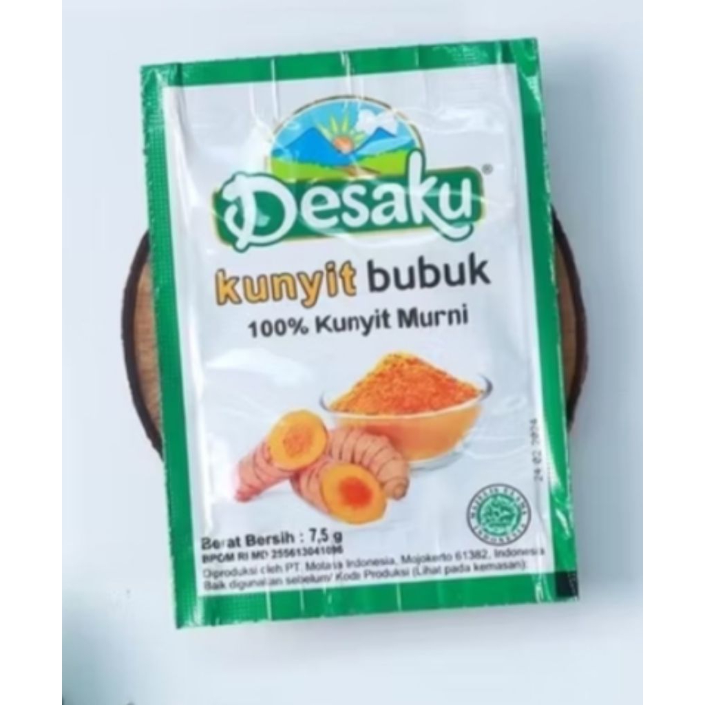 

BUMBU DAPUR/1 renceng desaku kunyit bubuk 12pcs