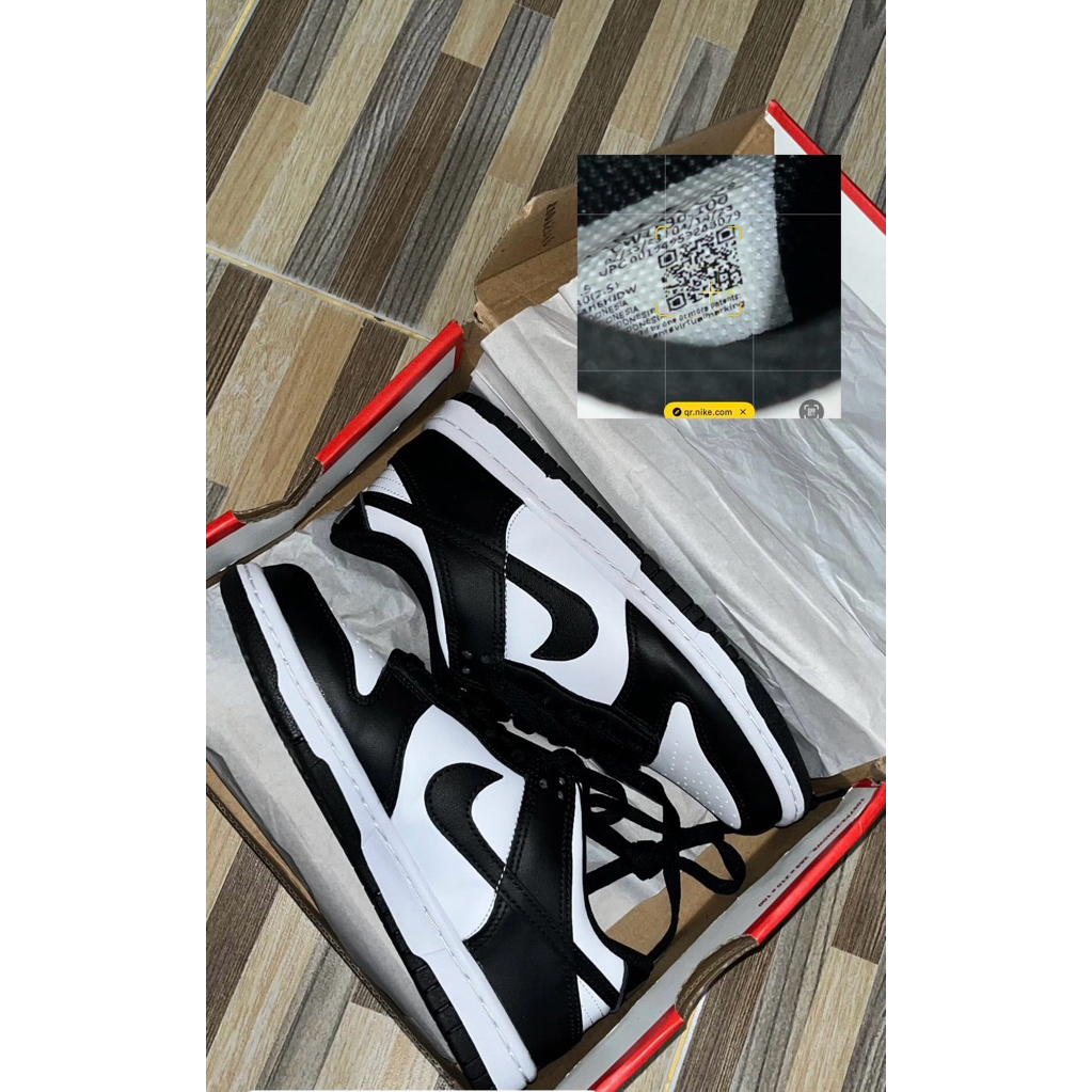 nike dunk panda woman original 100%