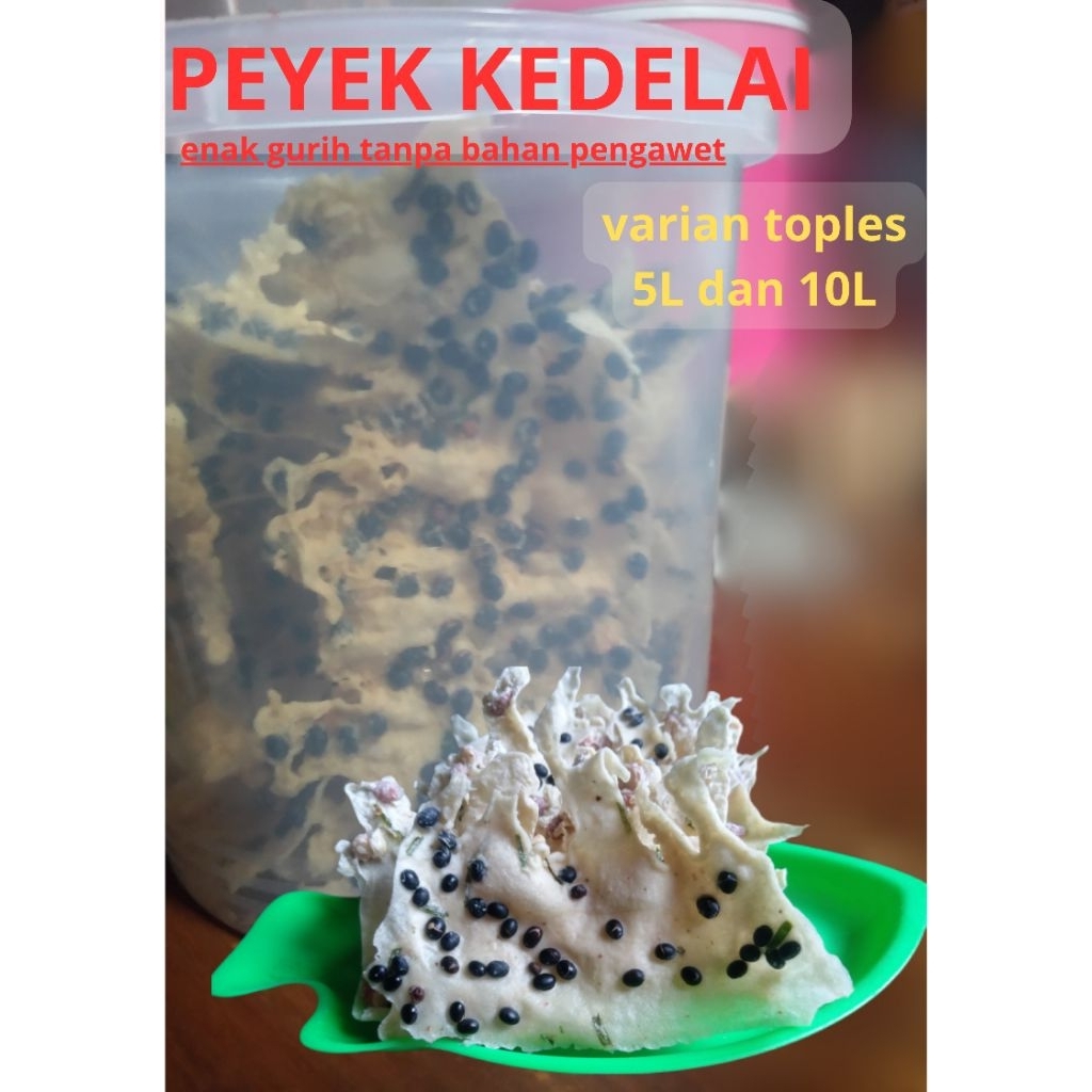 

ANEKA PEYEK || PEYEK KEDELAI, ENAK, GURIH, KREZZZ UKURAN TOPLES 10L
