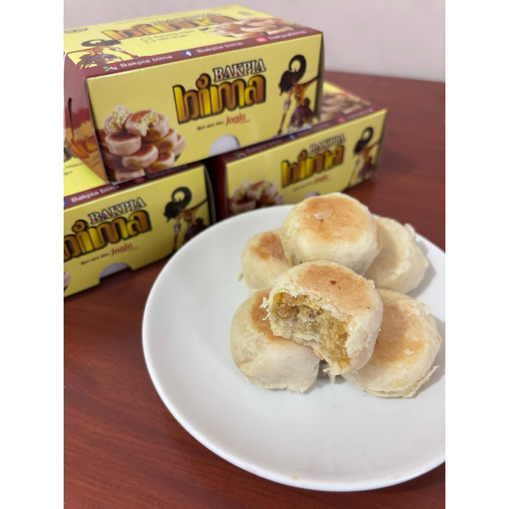 

Bakpia BIMA rasa KEJU Oleh-oleh khas Jogja isi 10 / isi 20