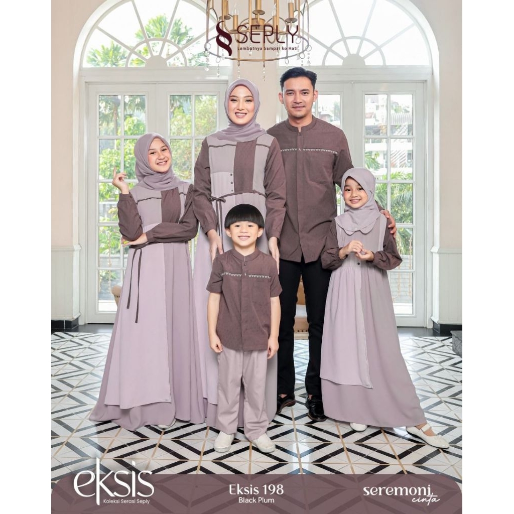 PROMO TERMURAH SARIMBIT EKSIS 198 BLACKPLUM SEPLY//GAMIS MEYRA 133//KASEO 166//KOKO ANAK KLIKO 120//