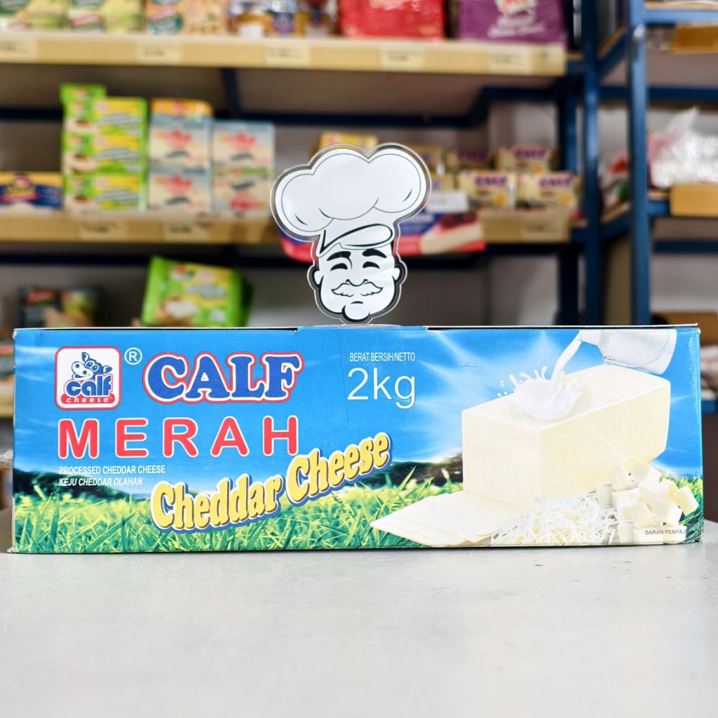 

Keju Calf Merah 2Kg / Keju Cheddar Calf Merah /Keju Calf Cheddar 2Kg