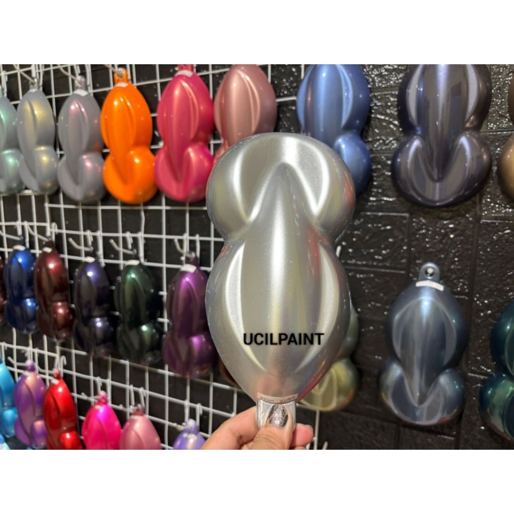 Cat Silver Metalik Kasar PU/Cat Bright Silver Metalik PU Polyuretane