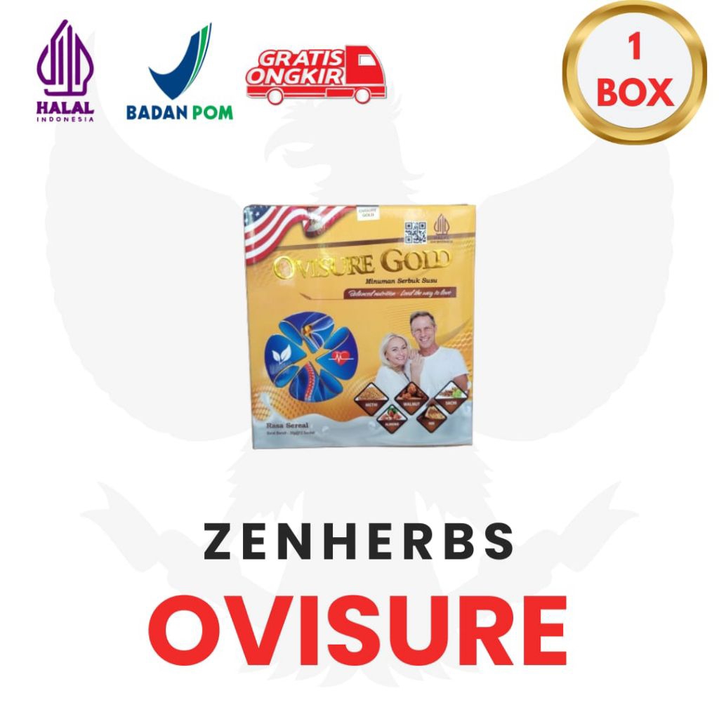 

Paket 1 Box Susu Ovisure Gold Kemasan Terbaru Milk Susu Obat Tulang Dan Sendi