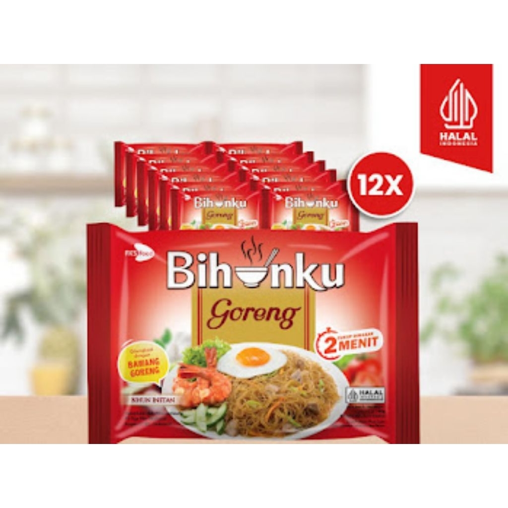 

Paket Bundling - Bihunku Instant - Goreng - 60gr - 12pcs