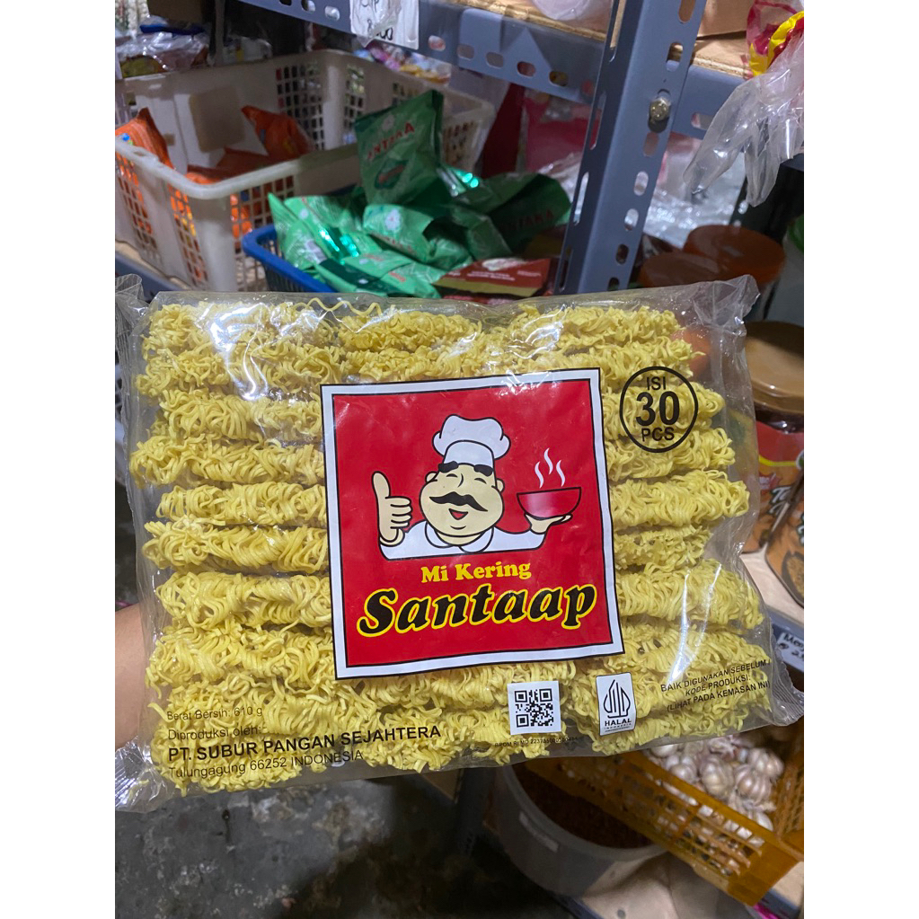 

Mi kering Santaap/Mi kriting santap 30pcs