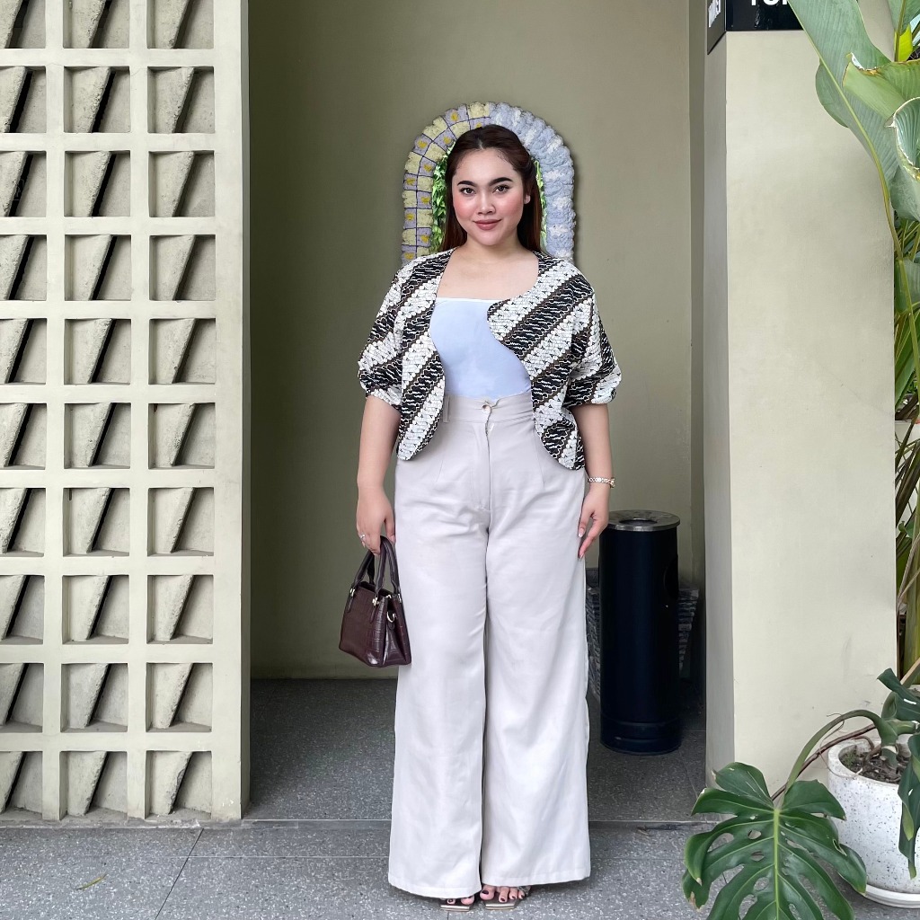 Blazer Batik Wanita Jumbo TARA BLAZER Outer Batik Bigsize BB 55-120 KG