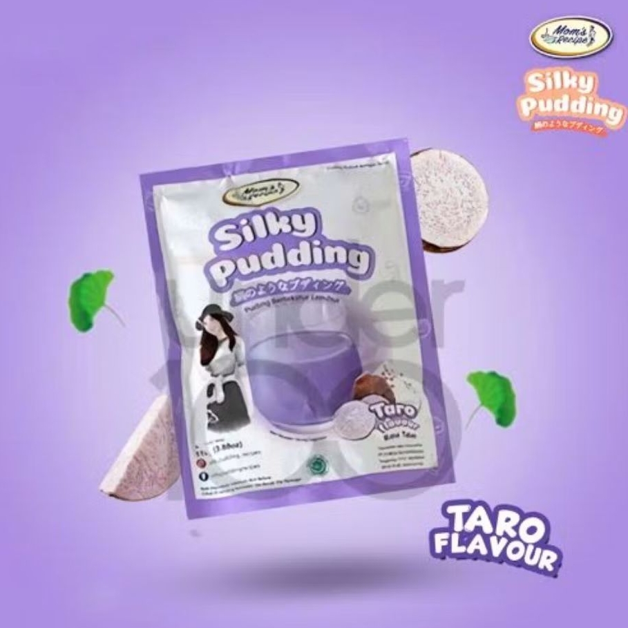 

Mom's Recipe Silky Pudding Pouch rasa Taro kemasan 110gr