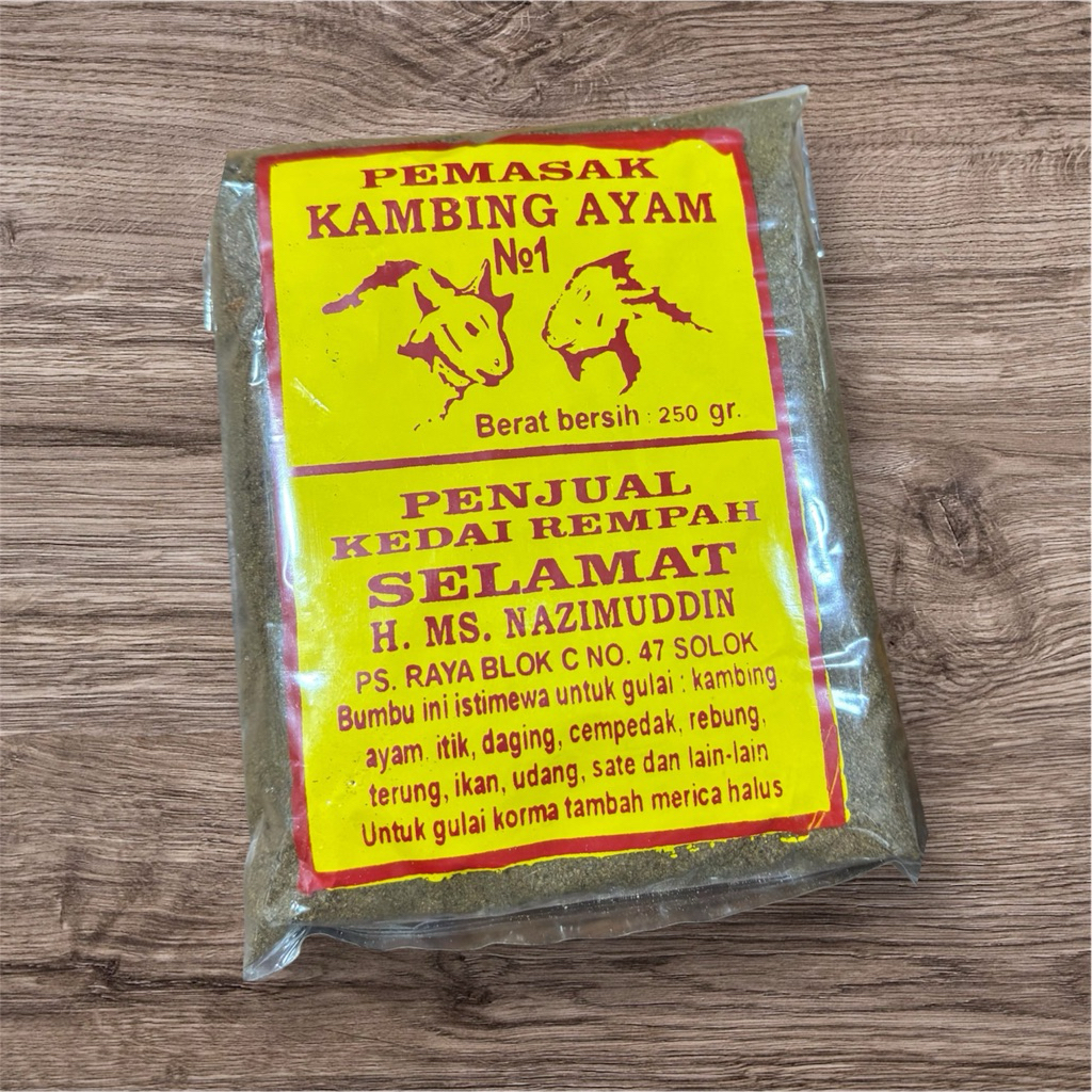 

Pemasak Kambing Ayam Selamat 250gr