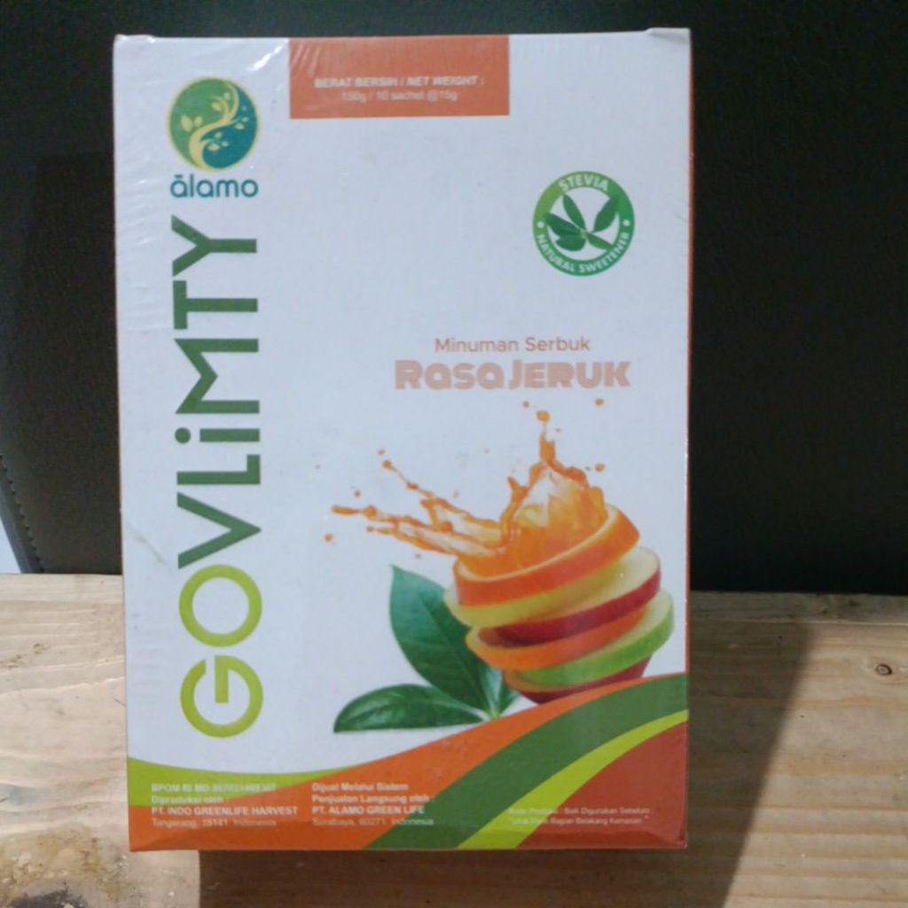 

GOVLiMTY minuman serbuk rasa jeruk exp 12 06 2026