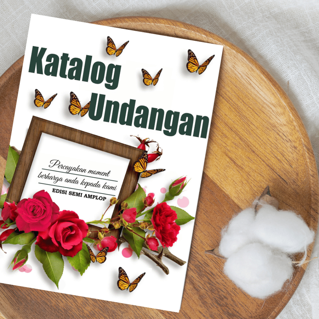 Katalog Undangan Pernikahan/Khitanan Bahan Jasmine Semi Amplop