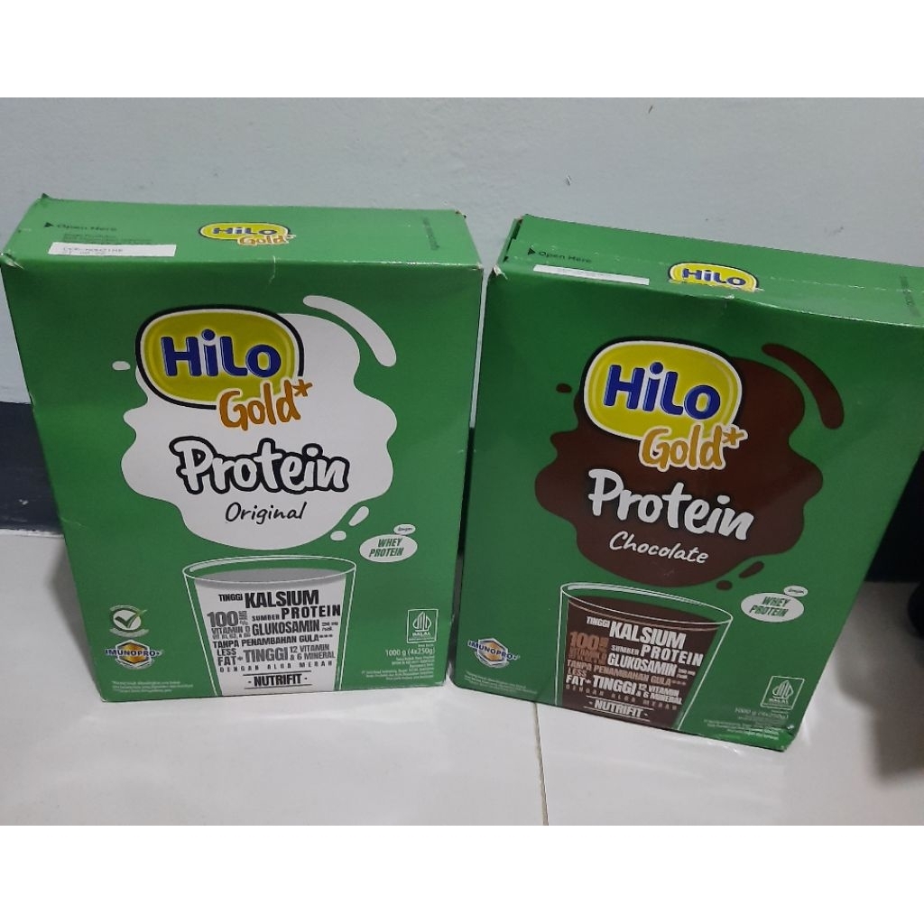 

EXP 08/2026 Hilo Gold Protein Original Coklat 1000gram Susu Bubuk