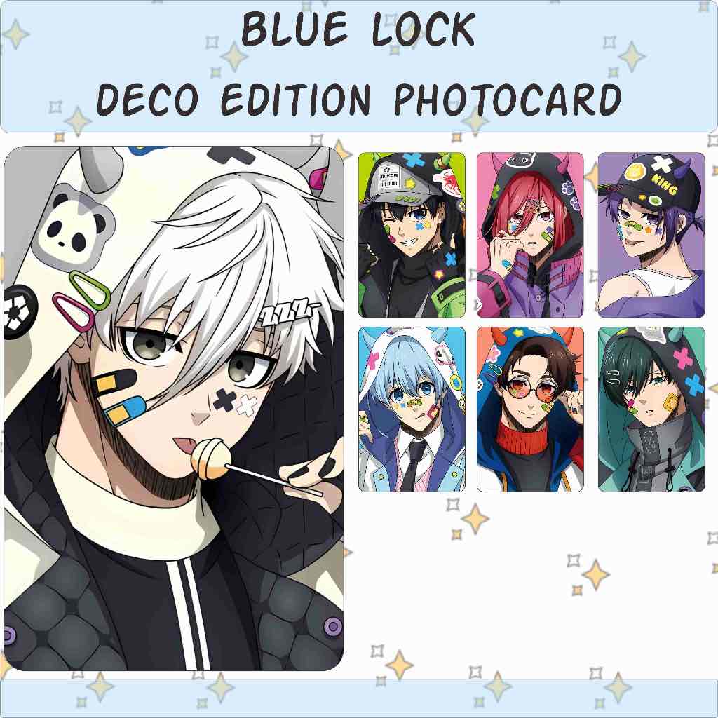 BLUE LOCK DECO EDITION PHOTOCARD ANIME