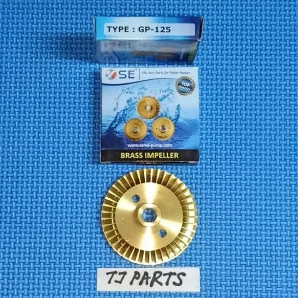 Impeller/Kipas Mesin Pompa Air National/PANASONIC GP 125/125 Watt, KUNINGAN