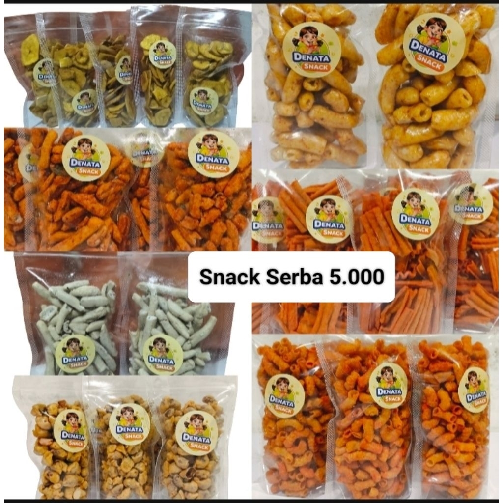 

Snack/Cemilan/Keripik Serba Rp.5.000