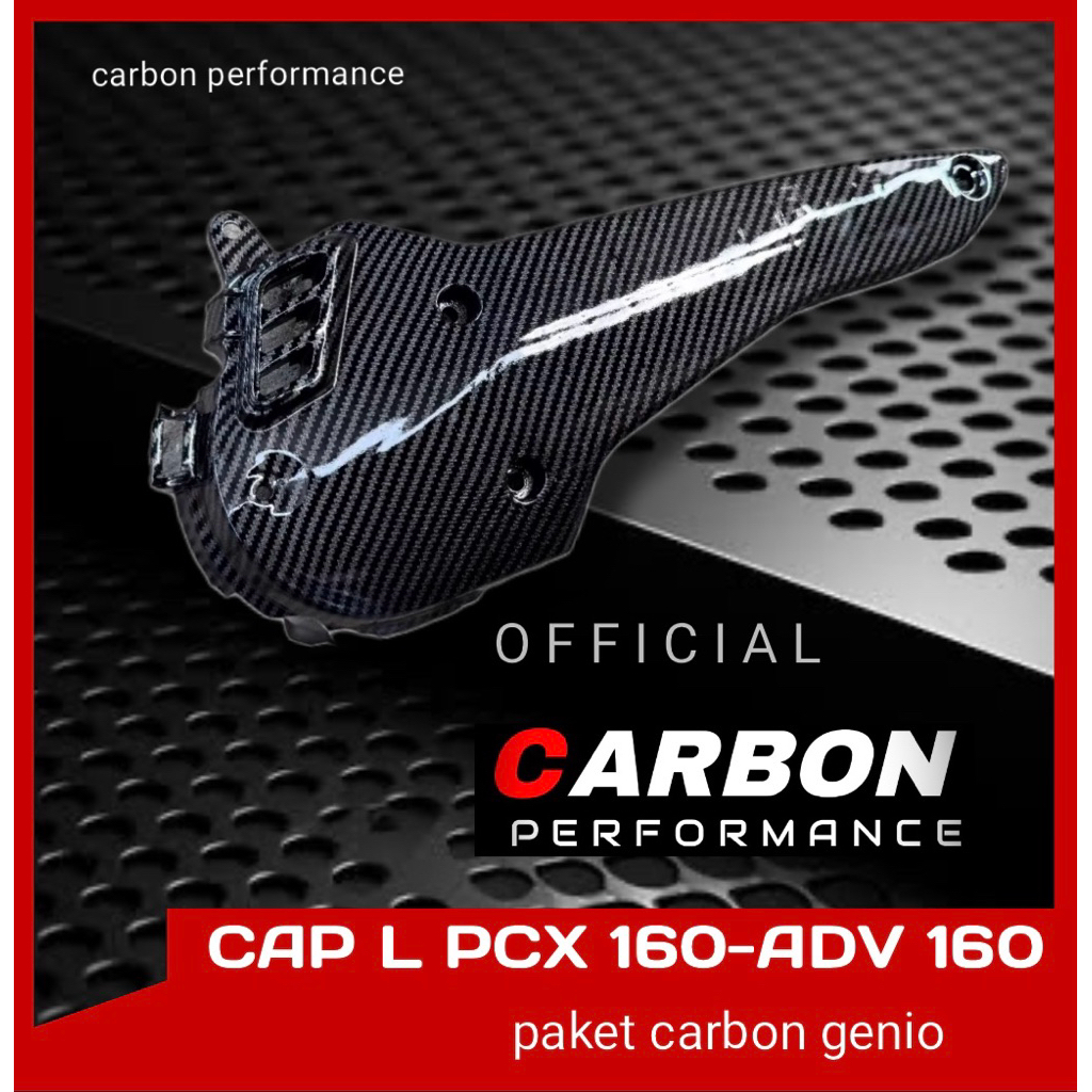 CAP L PCX 160 CARBON KEONGAN PCX 160 CARBON ▪️cover Duk PCX 160 carbon / keongan PCX 160 carbon / ke