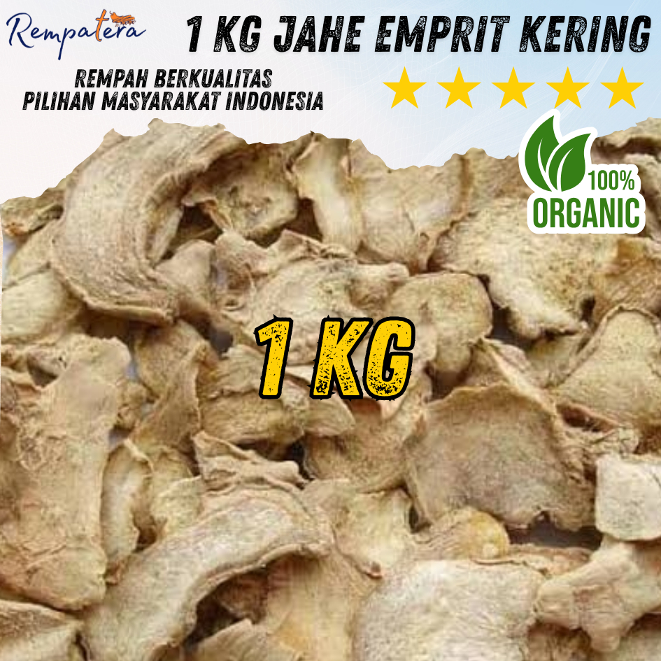 

REMPATERA - Jahe Emprit Kering 500g, 1 kg