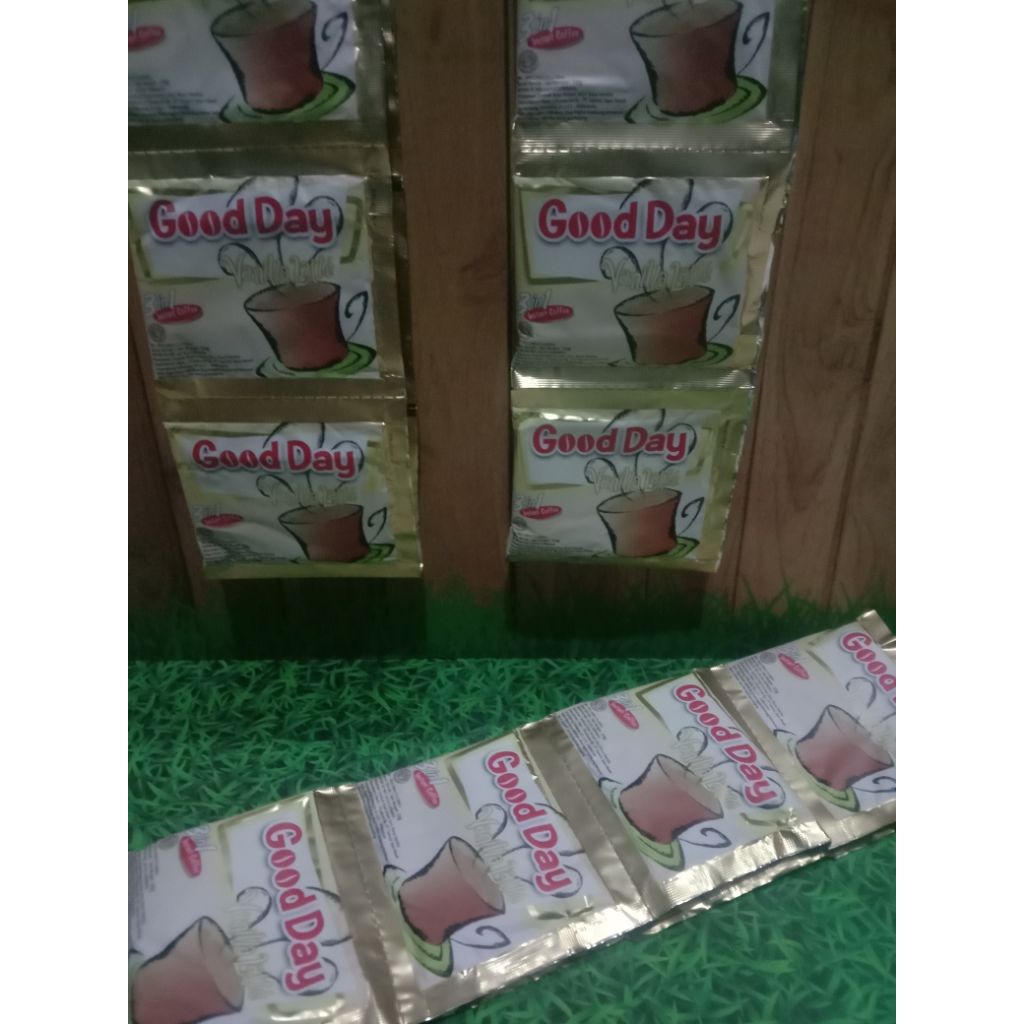 

kopi good day vanila latte isi 10sachet