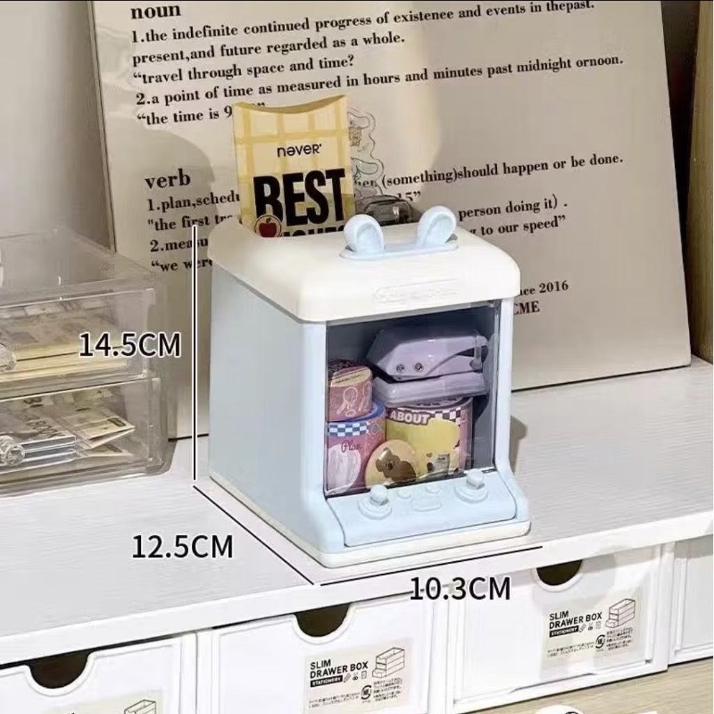 

kota pensil display biru