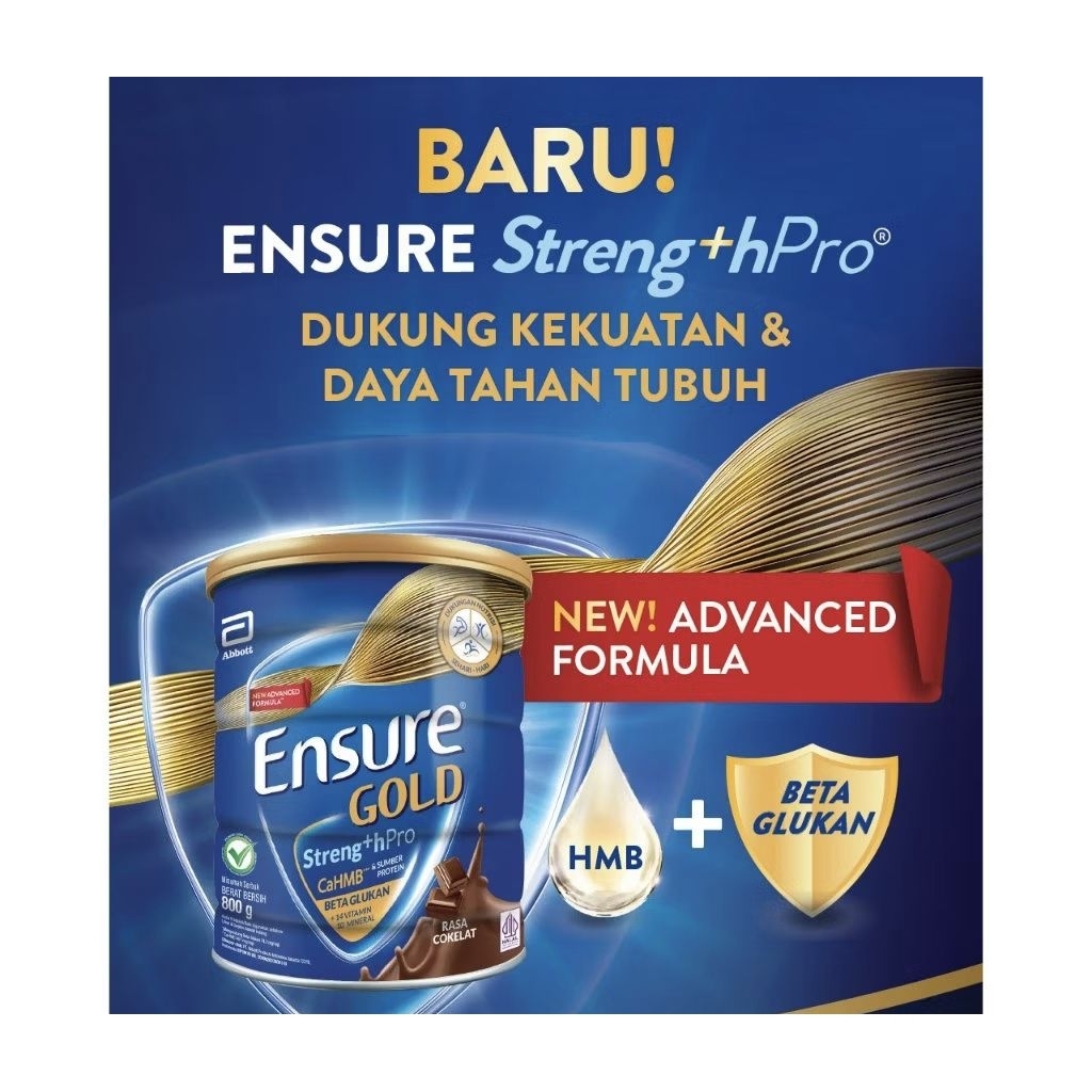 

Ensure Gold Coklat 800gr