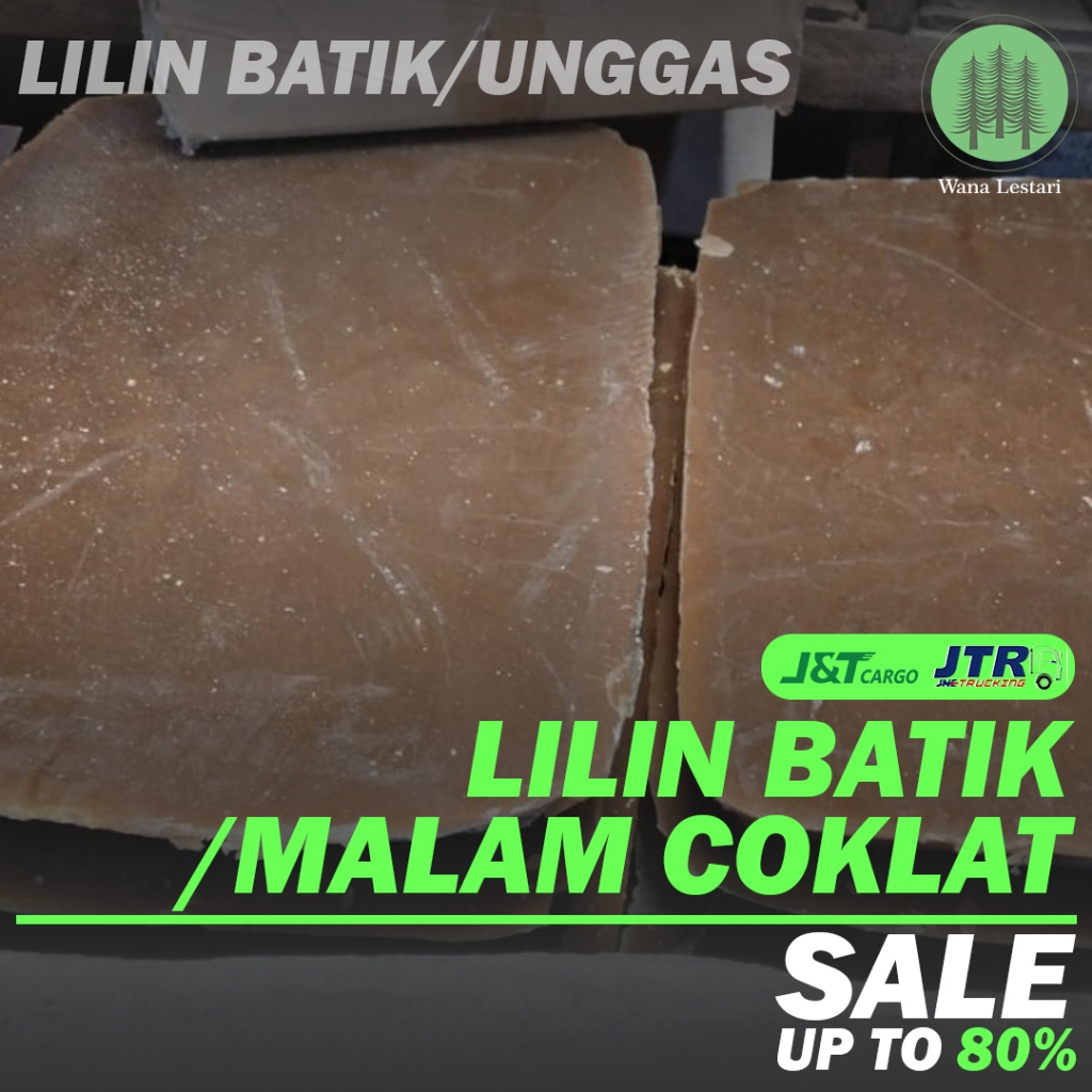 Jual Lilin Malam Batik Coklat kualitas premium - 1kg