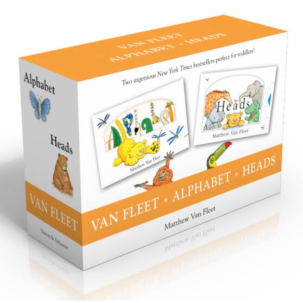 Van Fleet Alphabet Heads Book by Matthew Van Fleet Baby Best Selling Book Buku Bayi