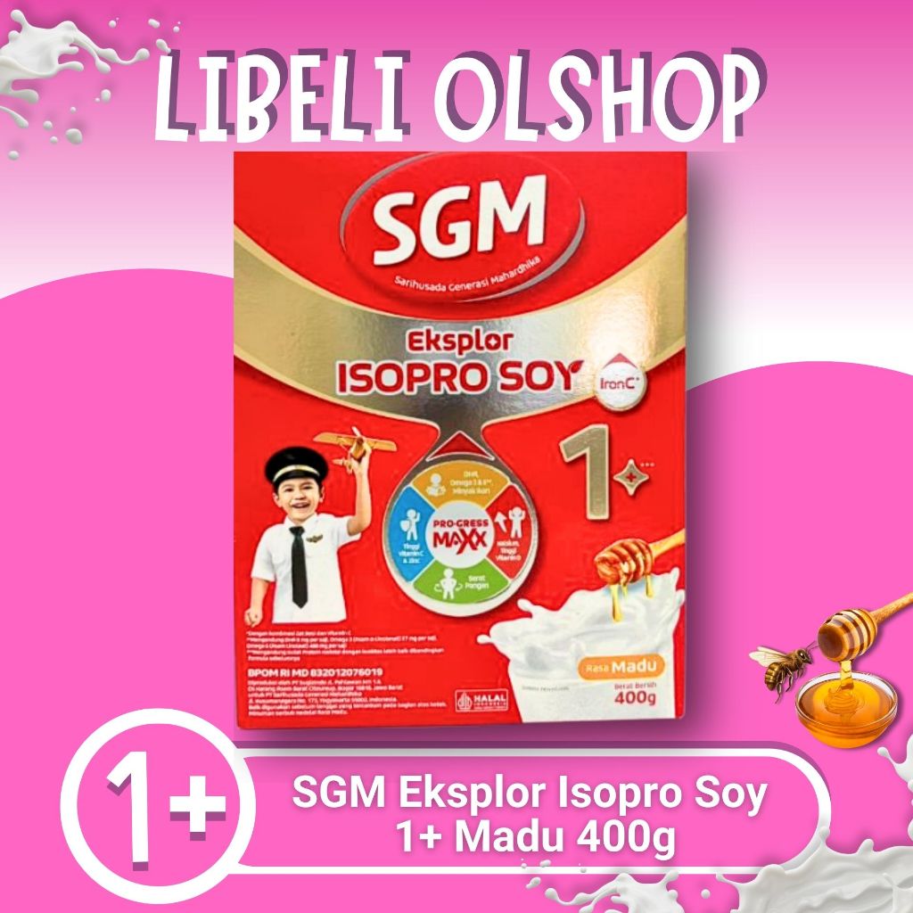 

SGM Eksplor ISOPRO SOY 1+ Madu 400GR