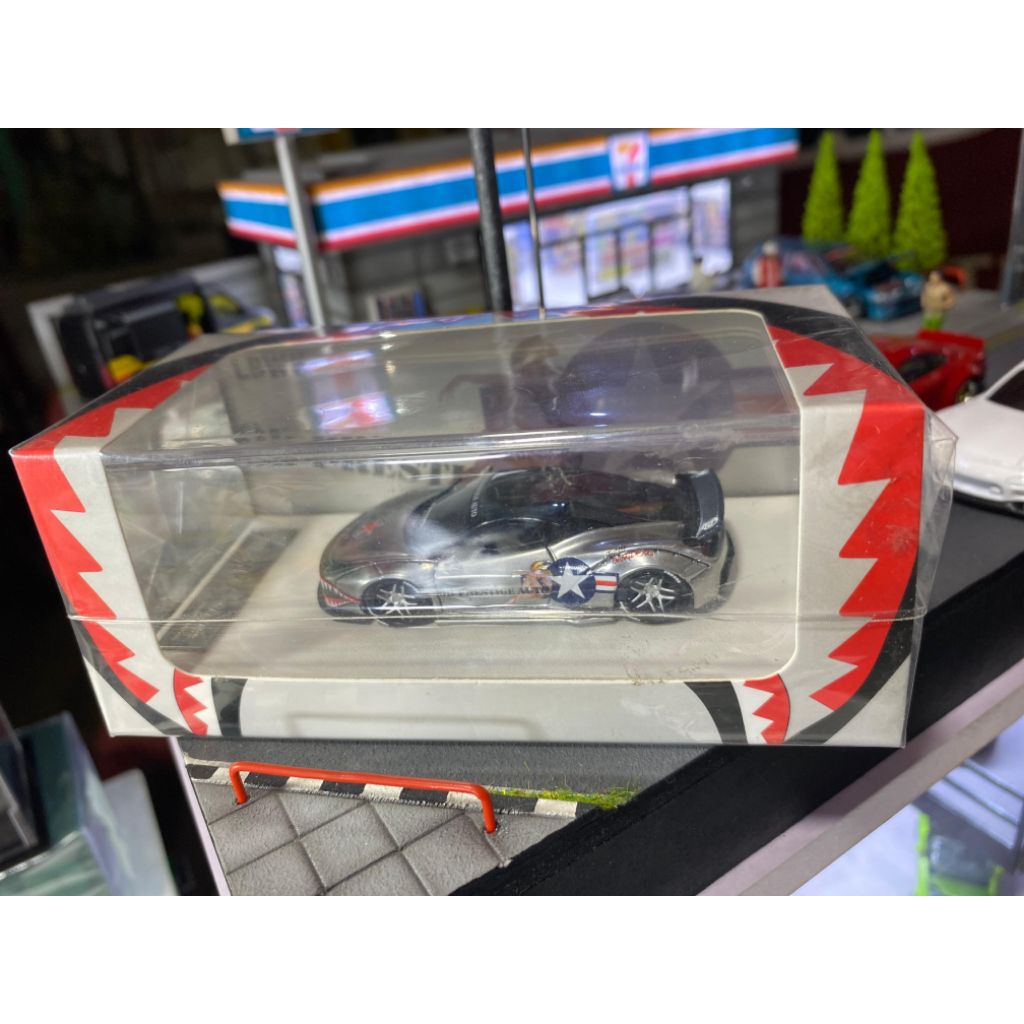 TIMOTHY & PIERRE FERRARI 458 (RESIN) LBWK OB PRESIG AUTO