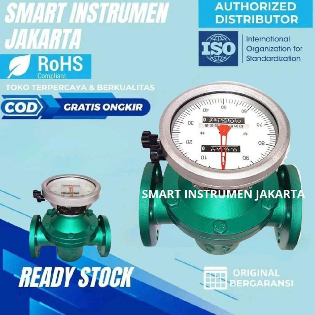 Flow meter Solar Flowmeter minyak 2inch Oval Gear Flow meter 2 inch