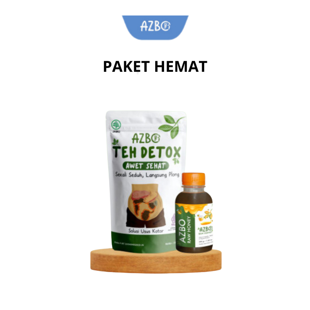 

AZBO - Paket Hemat Teh Detox Dan Raw Honey Madu Hutan Asli