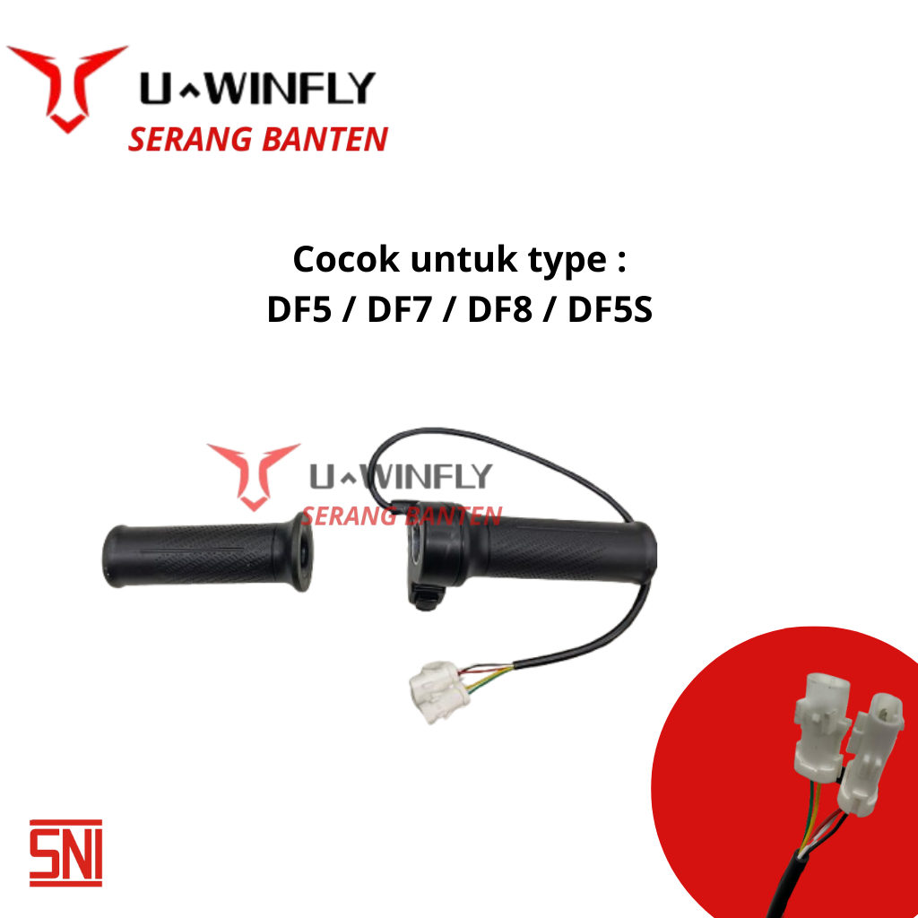 Handel Gas Sepeda Listrik ORIGINAL Uwinfly DF5, DF7, DF8, DF5S  handle gas uwinfly