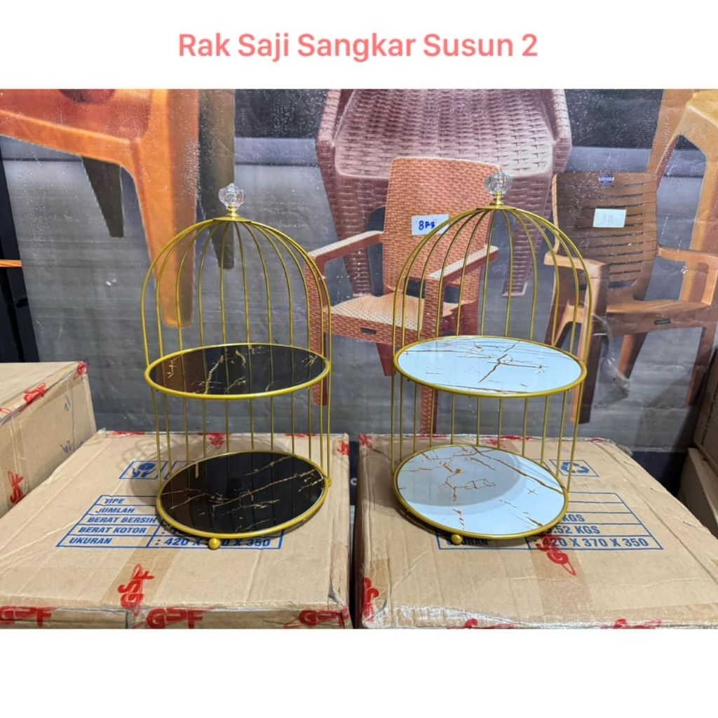 RAK SANGKAR BURUNG SUSUN 2