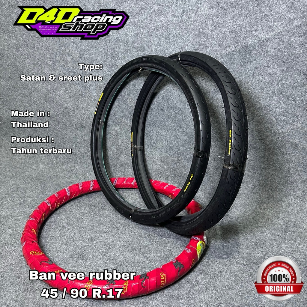 Ban vee rubber gekko star gekko satan 45 90 17 made in thailand. free ban dalam