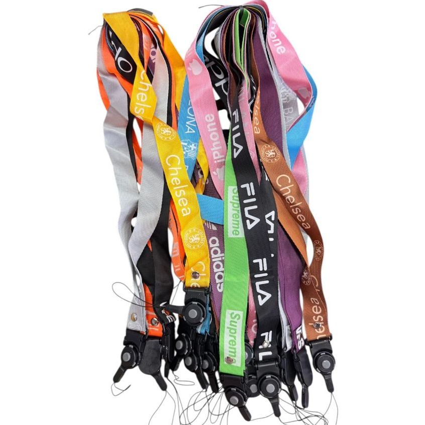 

12PCS Tali Lanyard Gantungan Kunci Random-Bisa Gantung di Leher Model Kalung