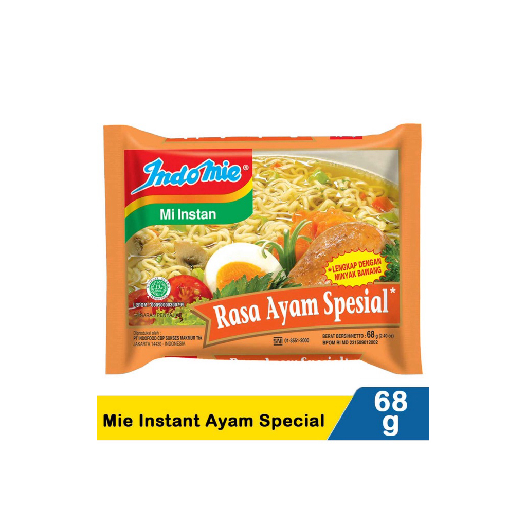 

Indomie Kuah Rasa Ayam Spesial