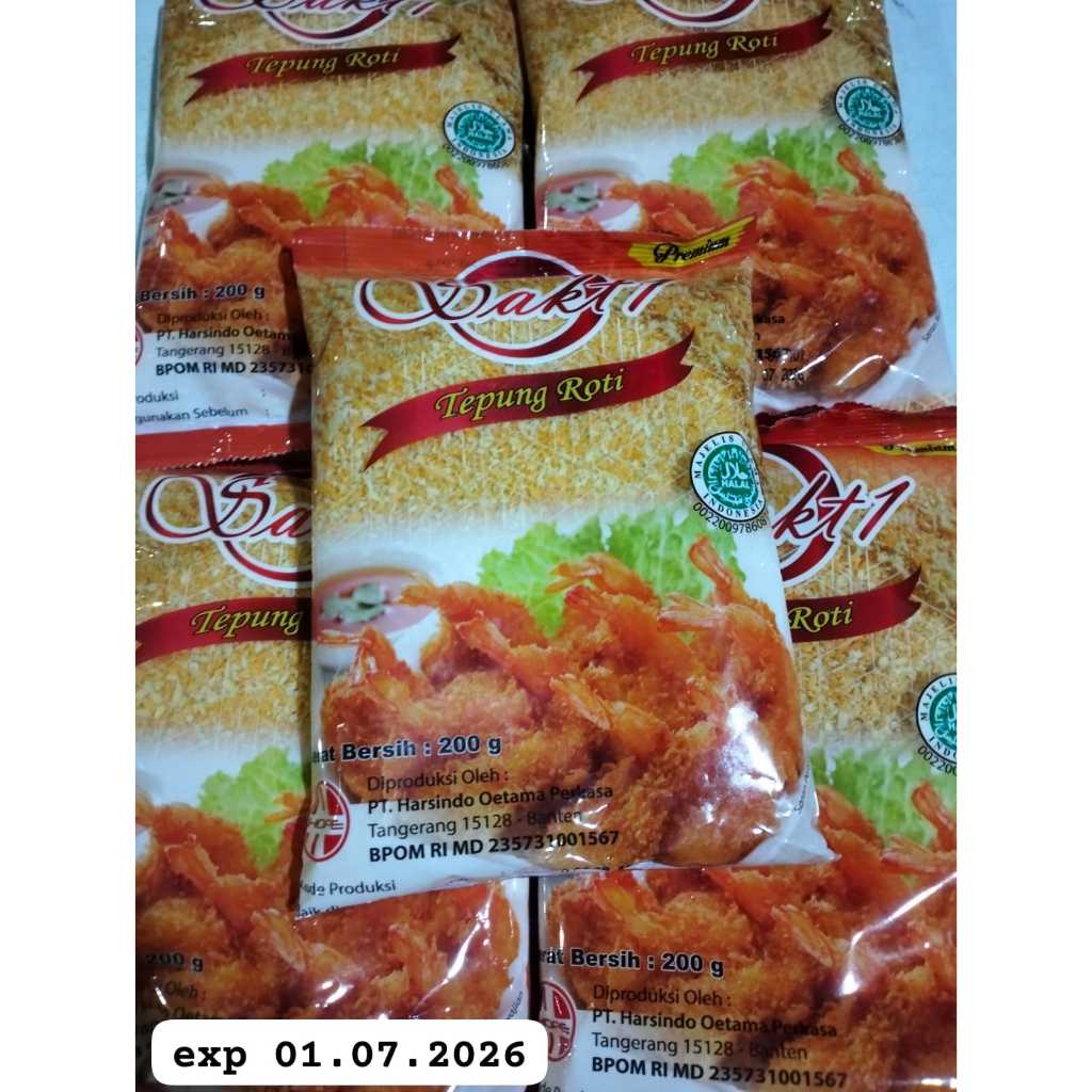 

tepung panir tepung roti sakti 200 gr exp 01.07.2026