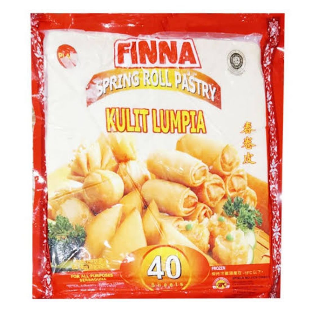 

Kulit Lumpia Finna Ukuran 215 mm Isi 40 Lembar